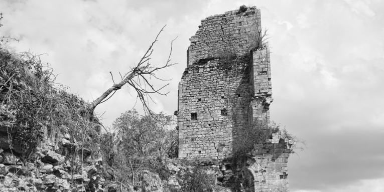 Les ruines du château de Gurson, Carsac-de-Gurson , 26 août 2022