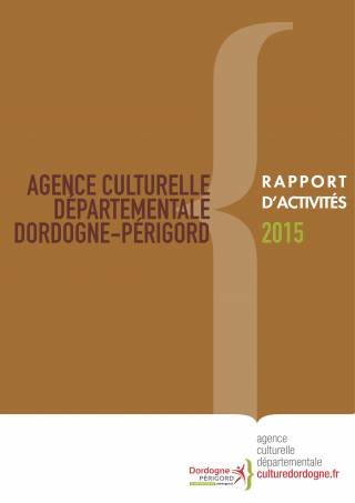 Rapport d&#039;activités 2015